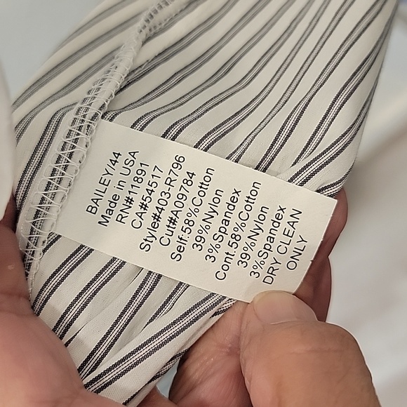 NWT Bailey/44 Striped Cross Body Tie Dress - Picture 8 of 8